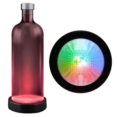 Endless Games Multi Color LED Switch Activated Bottle Base Light Display Drink Coaster EN2796744